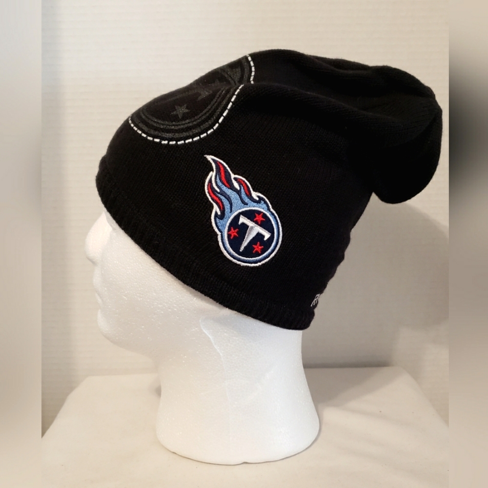 NFL Reebok Tennessee Titans Youth Black Beanie